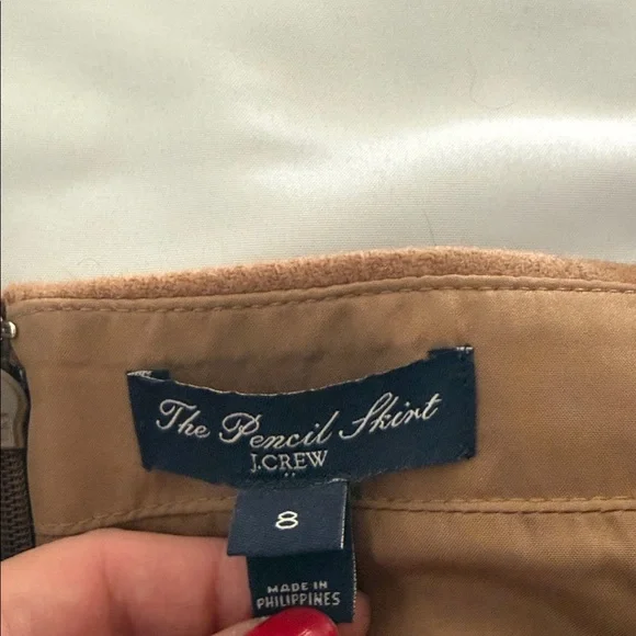 J Crew Classic Tan Women's Skirt - Picture 2 of 5